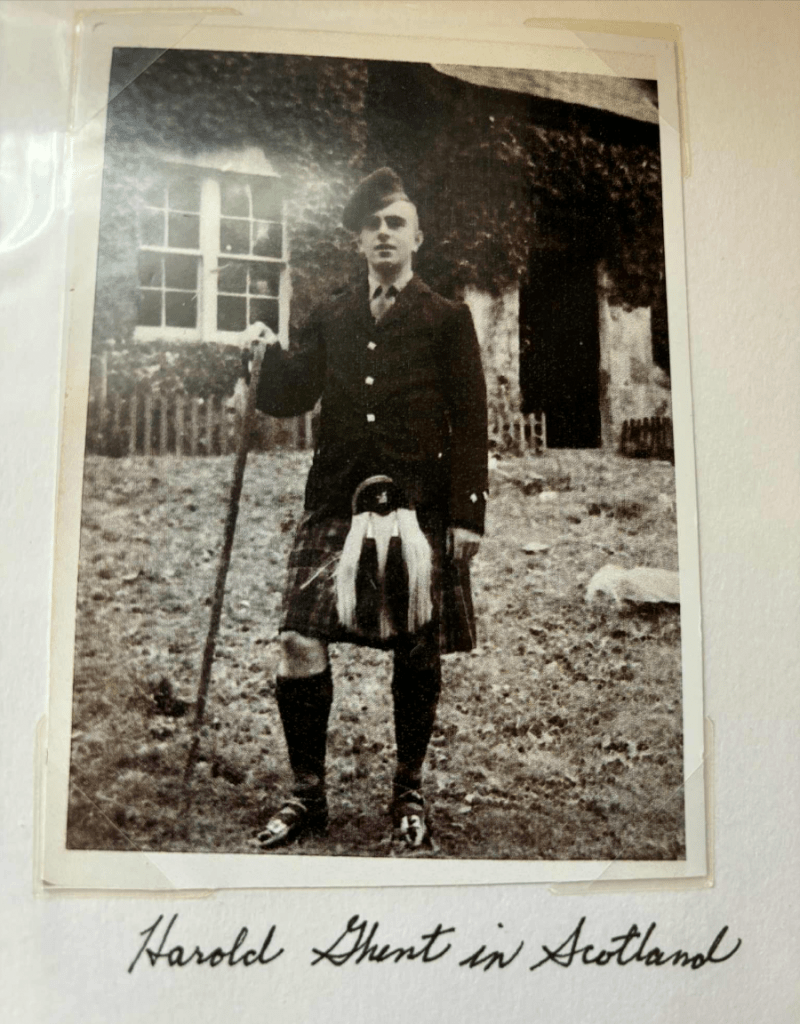 soldier in a kilt